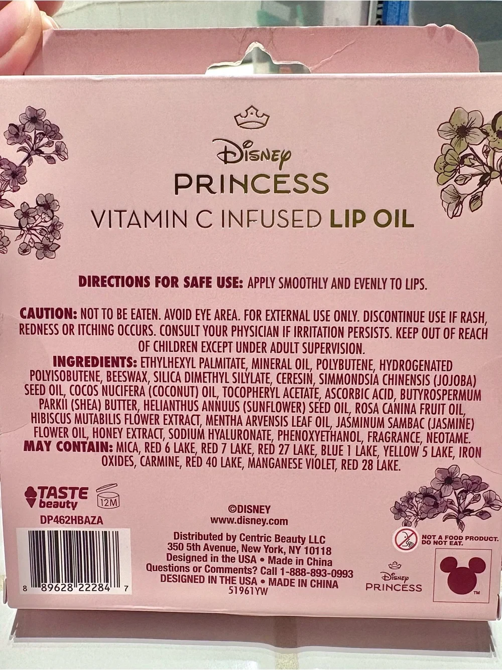 Disney Princess Vitamin C Infused Lip Oil Snow White Taste Beauty Makeup 👄